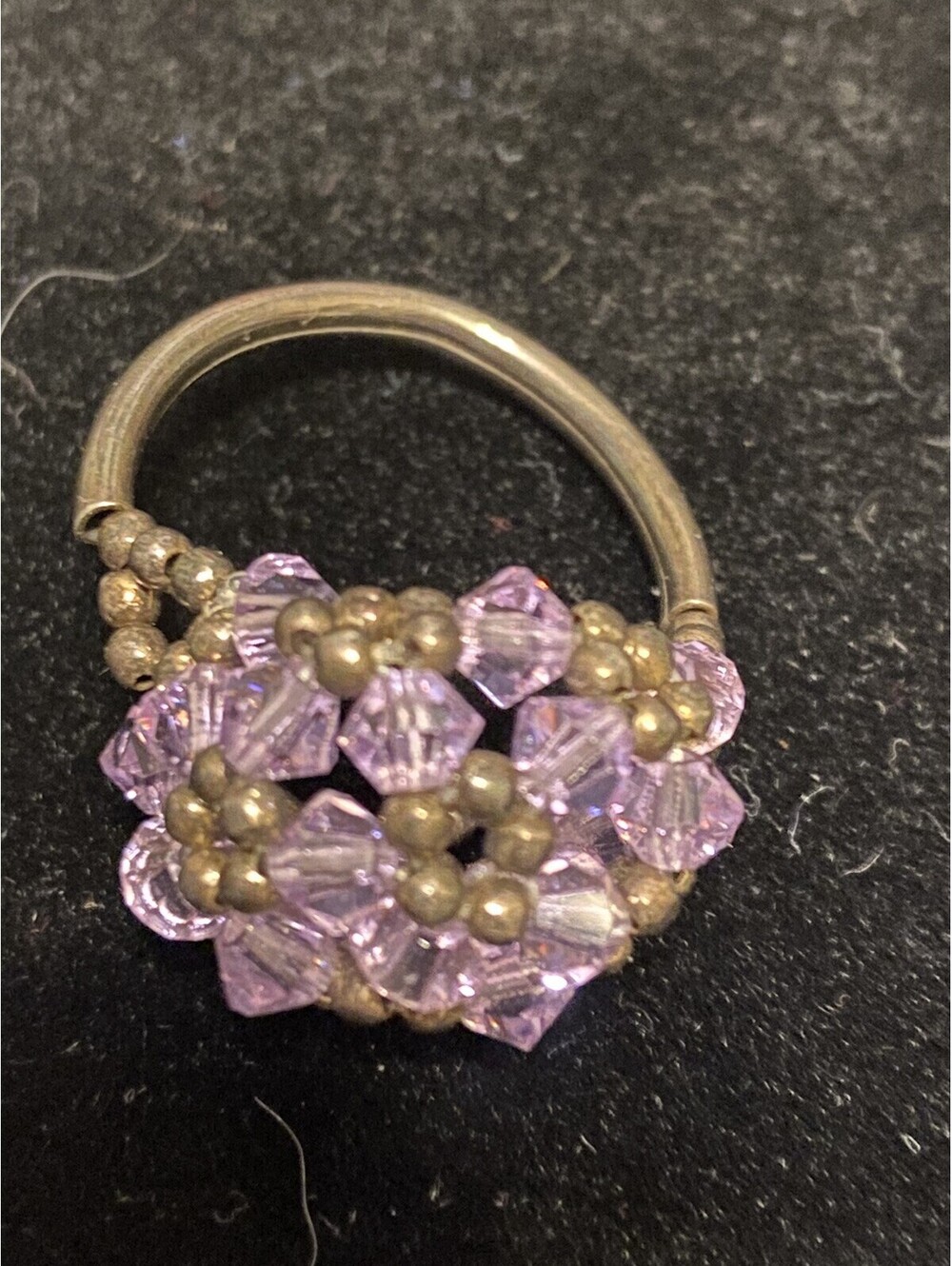 Ring Pink Cubic Zirconia Size 8